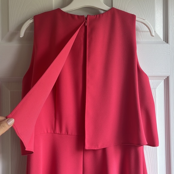 Calvin Klein Pink Ruffle Layered Dress - Picture 7 of 9